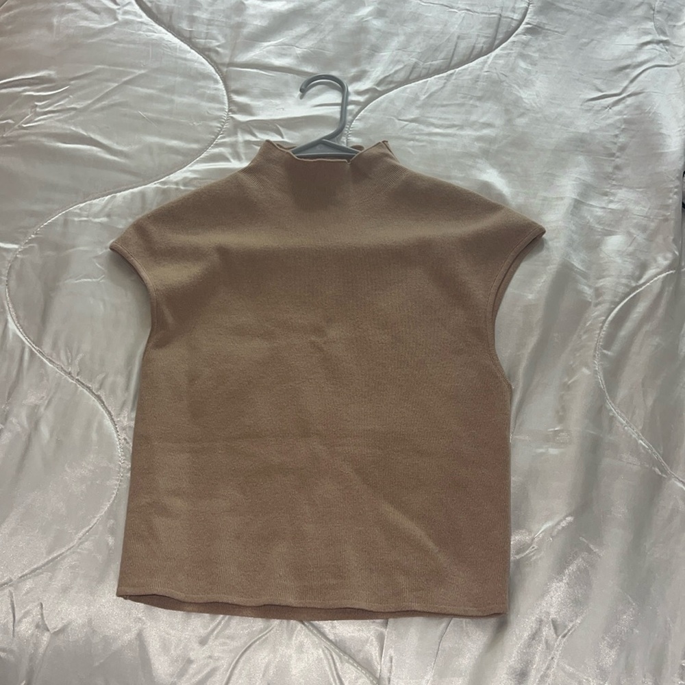 Lele brown sweater short sleeve